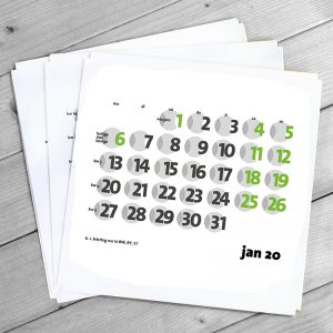 Kalendarium 2020 – Restbestände